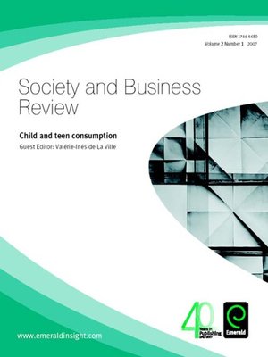 cover image of Society and Business Review, Volume 2, Issue 1